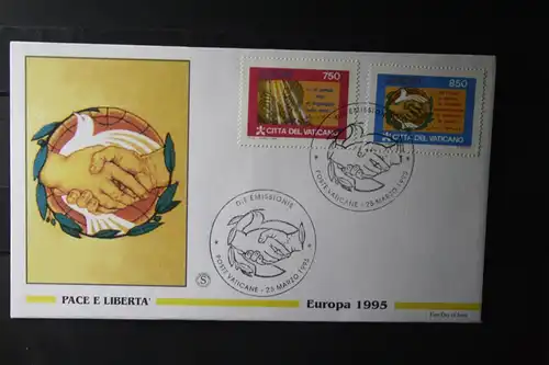 Vatican CEPT EUROPA-UNION 1995 FDC