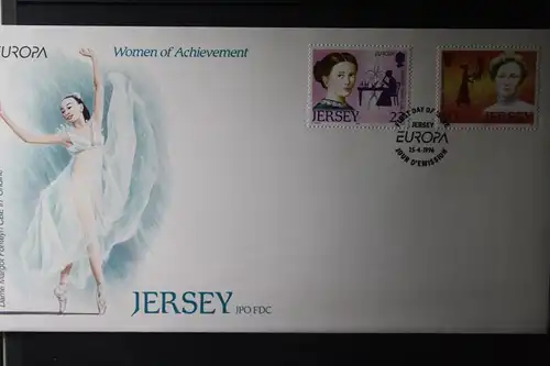 Großbritannien- Jersey  CEPT EUROPA-UNION 1996 FDC