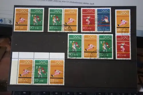 Olympische Spiele München 1972; Sehr schönes Lot Zusammendrucke