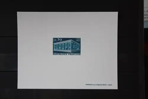 Frankreich Epreuve de Luxe Europa Union CEPT 1969 