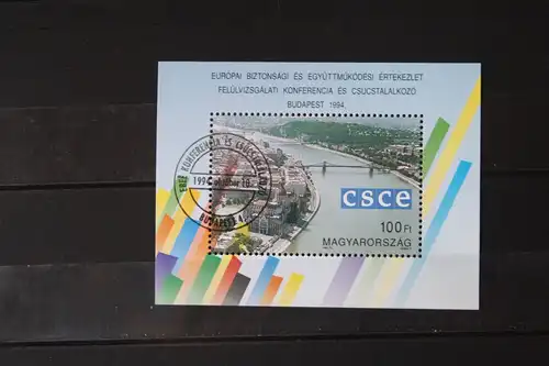 Ungarn, KSZE 1994, Blockausgabe, CEPT EUROPA-UNION-Symphatieausgabe
