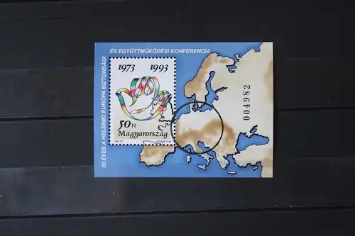 Ungarn, KSZE 1993, Blockausgabe, CEPT EUROPA-UNION-Symphatieausgabe, SPECIMEN