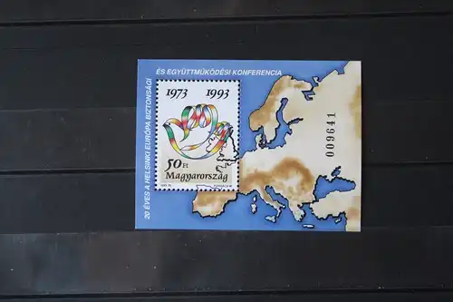 Ungarn, KSZE 1993, Blockausgabe, CEPT EUROPA-UNION-Symphatieausgabe,