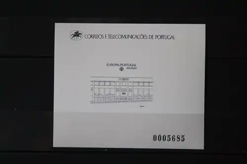 CEPT EUROPA-UNION Portugal - Madeira 1990, Schwarzdruck 