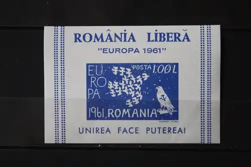 CEPT EUROPA-UNION - Symphatieausgabe Rumänien 1961