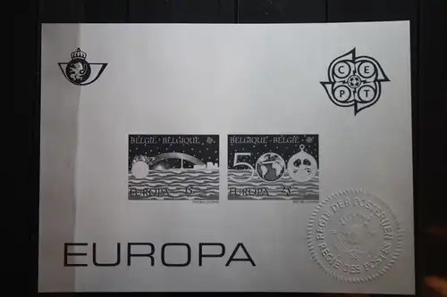 CEPT EUROPA-UNION Belgien 1992, Schwarzdruck 