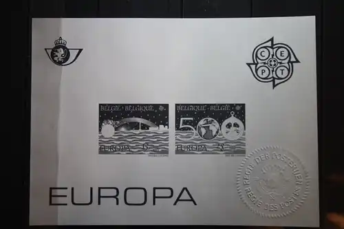 CEPT EUROPA-UNION Belgien 1992, Schwarzdruck