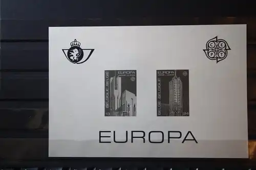 CEPT EUROPA-UNION Belgien 1987, Schwarzdruck 