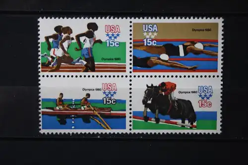 USA, Viererblock  Sport 1980, Olympische Spiele