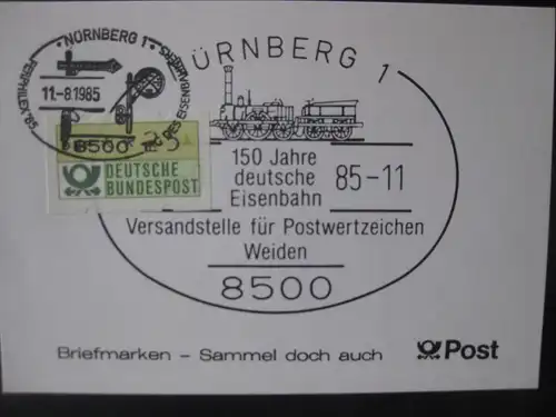 Nürnberg, 150 Jahre Deutsche Eisebahn