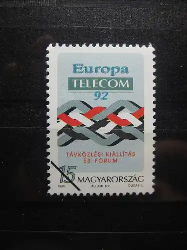 CEPT-Mitläufer EUROPA-UNION-Symphatie-Ausgabe EUROPA Telecom 1992, MUSTER-Marke, Specimen