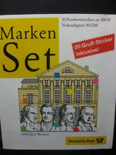 MarkenSet, Markenheft 1100 Jahre Weimar