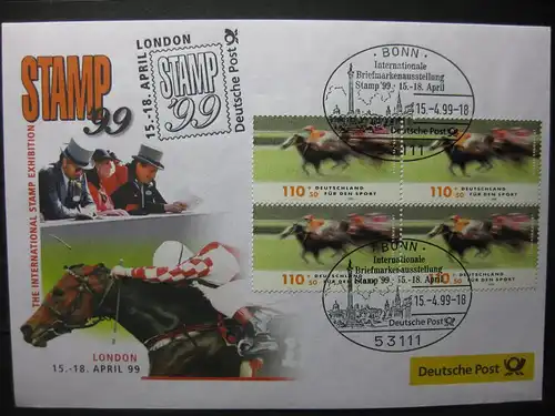 Messebrief, Ausstellungsbrief Deutsche Post: Stamp 99, London 1999