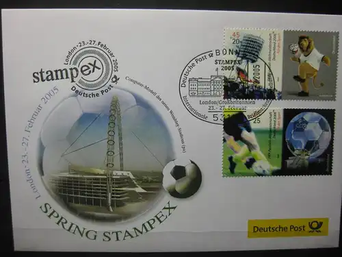 Messebrief, Ausstellungsbrief Deutsche Post: Stampex 2005, London  2005