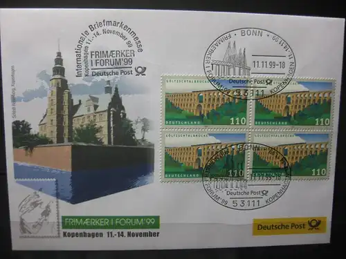 Messebrief, Ausstellungsbrief Deutsche Post: Frimaerker i Forum 99, Kopenhagen 1999