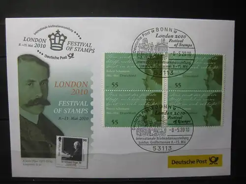 Messebrief, Ausstellungsbrief Deutsche Post: London 2010, Festival of Stamps