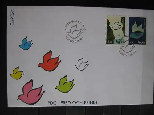Aland CEPT EUROPA-UNION 1995 FDC