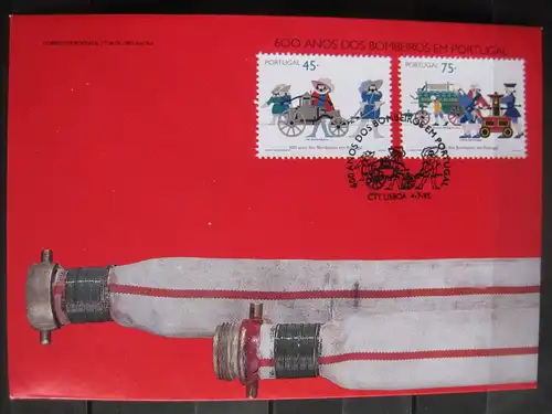 Portugal Feuerwehr 1995, 2 FDC