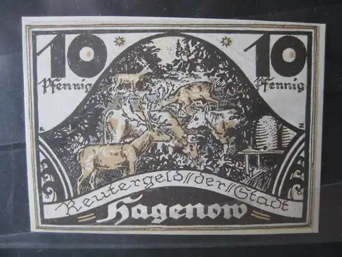 Notgeld, Gutschein 50 Pf. der Stadt Hagenow