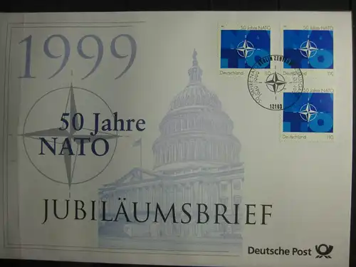 Jubiläumsbrief Deutsche Post: 50 Jahre NATO; 1999