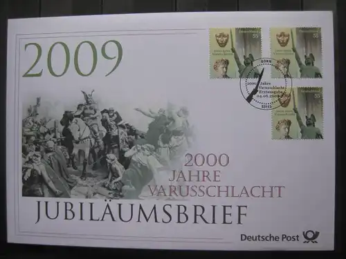 Jubiläumsbrief Deutsche Post: 2000 Jahre Varusschlacht, 2009