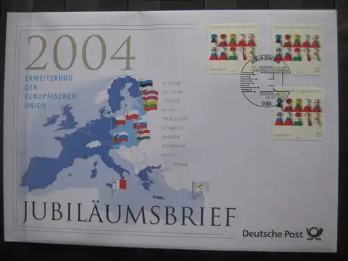 Jubiläumsbrief Deutsche Post: Erweiterung der Europäischen Union, 2004