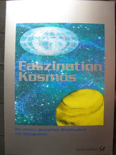 Gedenkblatt  Erinnerungsblatt der Deutsche Post: Faszination Kosmos, 1999