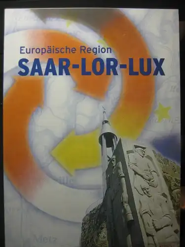 Gedenkblatt  Erinnerungsblatt der Deutsche Post: Europäische Region Saar-Lor-Lux, 1997