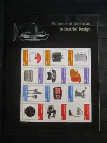 USA, Kleinbogen: Pioneers of American Industrial Design, 2011