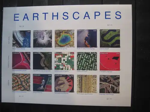 USA, Kleinbogen: Earthscapes, 2012