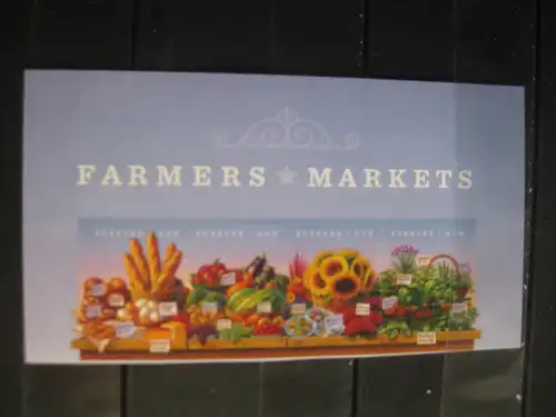 USA, Zusammendruck: Farmer Markets, 2014