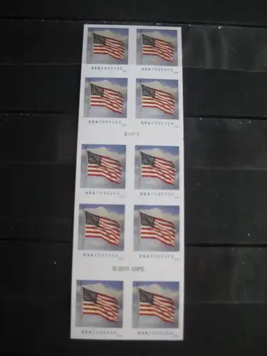 USA, Markenheft: U.S. Flag, 2016