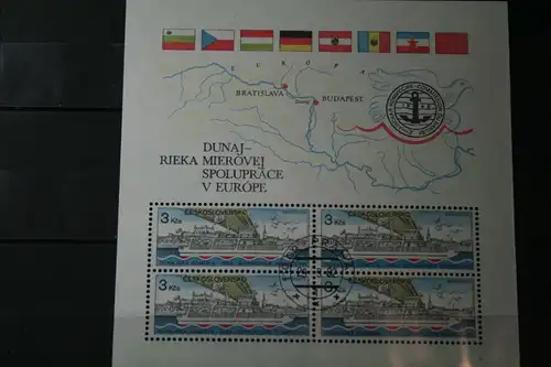 Tschechoslowakei Europäische Donaukommission 1982