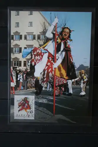 Maximumkarte Bundesrepublik Deutschland :
 Fasnacht