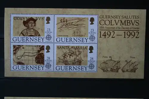 Großbritannien  Guernsey CEPT Europa-Union 1992