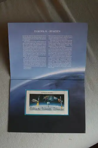 Schweden CEPT EUROPA-UNION Folder 1991