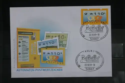 Ersttagsbrief Künstler- Ersttagsbrief FDC der Deutsche Postphilatelie: Automatenmarken