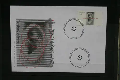 Ersttagsbrief Künstler- Ersttagsbrief FDC der Deutsche Postphilatelie: Telefonseelsorge