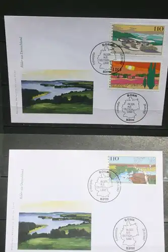 Ersttagsbrief Künstler- Ersttagsbrief FDC der Deutsche Postphilatelie: Bilder aus Deutschland 1997