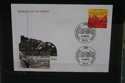 Ersttagsbrief Künstler- Ersttagsbrief FDC der Deutsche Postphilatelie: UNESCO-Weltkulturerbe: Alte Völklinger Hütte