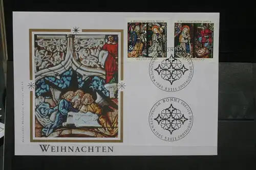 Ersttagsbrief Künstler- Ersttagsbrief FDC der Deutsche Postphilatelie: Weihnachten 1995