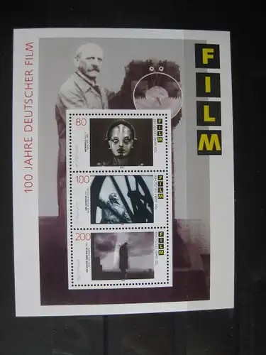 Deutschland; Blockausgabe: Deutscher Film; 1995