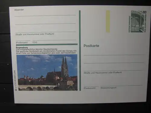 Bildpostkarte Regensburg