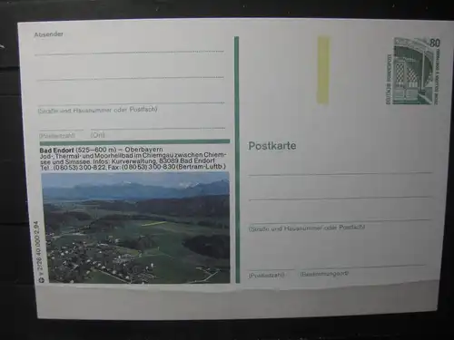 Bildpostkarte Bad Endorf in Bayern