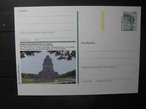 Bildpostkarte Leipzig