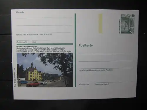 Bildpostkarte Hohenstein-Ernstthal