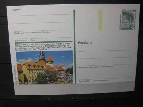 Bildpostkarte Marktredwitz