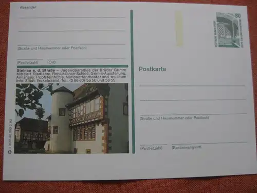 Bildpostkarte Steinau an der Straße