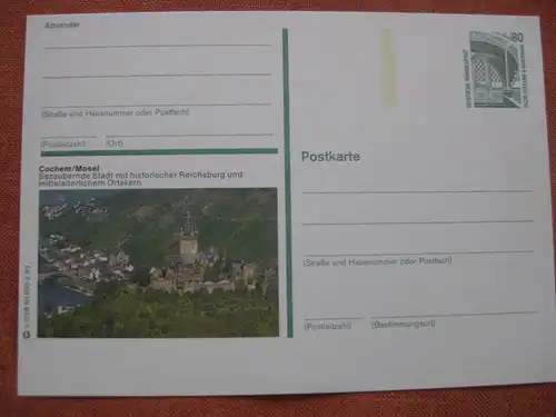 Bildpostkarte Cochem