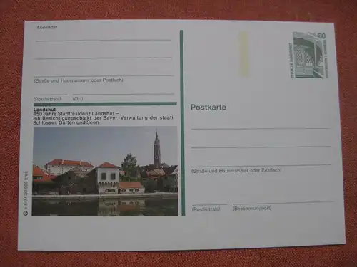 Bildpostkarte Landshut
